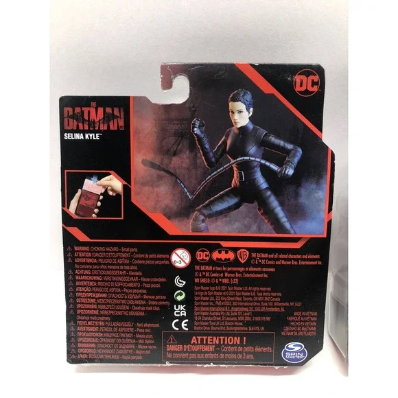 LOT Of 2 SPIN MASTER 2022 DC 4" FIGURE THE BATMAN And THE PENGUIN - Picture 4 of 5